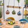 Koyoto hanging light, globe light, pendant light Ecru, black, 3-light sources