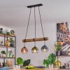 Koyoto hanging light, globe light, pendant light Ecru, black, 3-light sources