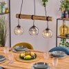 Koyoto hanging light, globe light, pendant light Ecru, black, 3-light sources