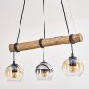 Koyoto hanging light, globe light, pendant light Ecru, black, 3-light sources