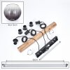 Koyoto hanging light, globe light, pendant light Ecru, black, 3-light sources