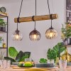 Koyoto hanging light, globe light, pendant light Ecru, black, 3-light sources