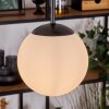 Gastor hanging light, globe light, pendant light white, 3-light sources