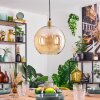 Koyoto hanging light, globe light, pendant light gold, 1-light source