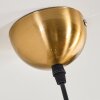 Koyoto hanging light, globe light, pendant light gold, 1-light source