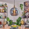 Koyoto hanging light, globe light, pendant light gold, 1-light source