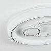Rarel ceiling light LED silver, white, 1-light source
