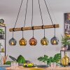 Ripoll hanging light, globe light, pendant light Ecru, black, 5-light sources