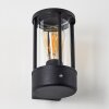 FREDERIKS Outdoor Wall Light LED black, 1-light source