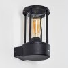 FREDERIKS Outdoor Wall Light LED black, 1-light source