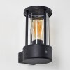 FREDERIKS Outdoor Wall Light LED black, 1-light source