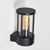 FREDERIKS Outdoor Wall Light LED black, 1-light source