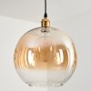 Koyoto hanging light, globe light, pendant light gold, 1-light source