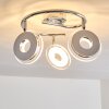 Prag ceiling spotlight LED chrome, 3-light sources