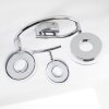 Prag ceiling spotlight LED chrome, 3-light sources