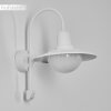 Pohei outdoor wall light white, 1-light source, Motion sensor