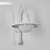 Pohei outdoor wall light white, 1-light source, Motion sensor