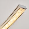 KALANDI Ceiling light LED matt nickel, 2-light sources