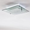 Rusty ceiling light grey, transparent, clear, 2-light sources