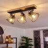 Panaguá Ceiling Light Light wood, black, 3-light sources