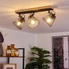 Panaguá Ceiling Light Light wood, black, 3-light sources
