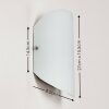 TERAMO Wall Light white, 1-light source