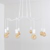 Cuyama Pendant Light white, 8-light sources