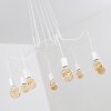 Cuyama Pendant Light white, 8-light sources
