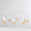 Cuyama Pendant Light white, 8-light sources