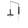 Faro Barcelona Whizz Wall Light black, 1-light source