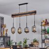 Pedreles Pendant Light Ecru, black, 4-light sources