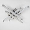 ISKUT Ceiling Light LED chrome, 4-light sources