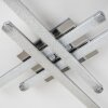 ISKUT Ceiling Light LED chrome, 4-light sources