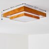 SORA WOOD Ceiling light LED white, 1-light source