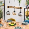 Ripoll hanging light, globe light, pendant light Ecru, black, 3-light sources