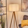 Flemming floor lamp Ecru, black, 1-light source