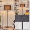 Flemming floor lamp black, 1-light source