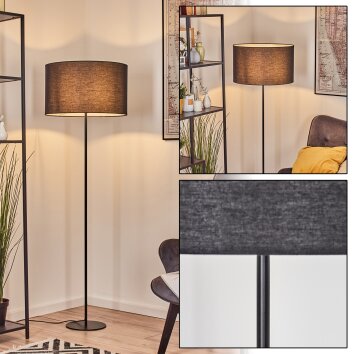 Flemming floor lamp black, 1-light source
