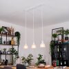 Sumar hanging light, pendant light white, 3-light sources