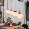 Gastor hanging light, globe light, pendant light white, 4-light sources