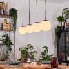 Gastor hanging light, globe light, pendant light white, 4-light sources
