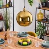 Koyoto hanging light, globe light, pendant light gold, 1-light source