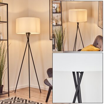 Flemming floor lamp black, 1-light source