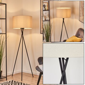 Flemming floor lamp black, 1-light source