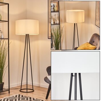 Flemming floor lamp black, 1-light source