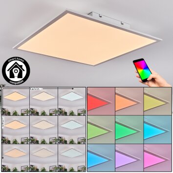 Orain ceiling light, Panel LED white, 1-light source, Colour changer