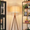 Flemming floor lamp Ecru, matt nickel, 1-light source
