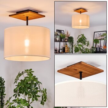 Bassagoda ceiling light Ecru, black, 1-light source