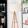 Flemming floor lamp Dark wood, black, 1-light source