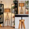 Flemming floor lamp brown, Ecru, black, 1-light source